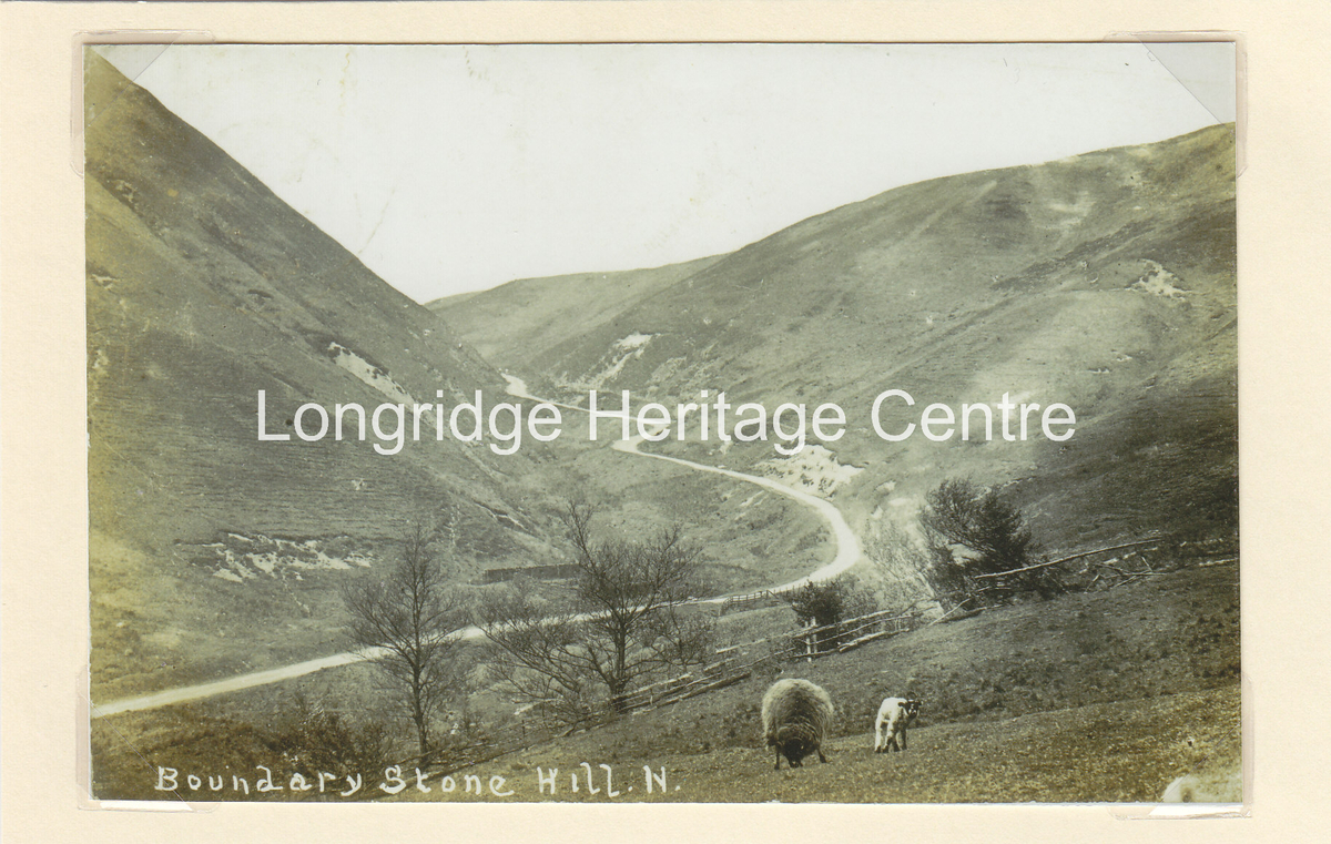 302B - Trough of Bowland - Boundary Stone Hill looking towards Lancaster - 1909
